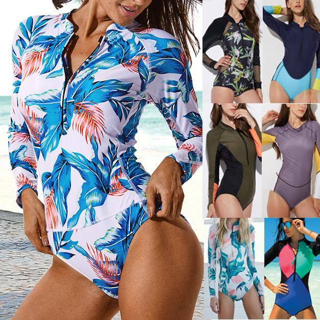 long sleeve swimsuit cheeky